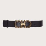 Salvatore Ferragamo Unisex Adjustable Gancini Belt