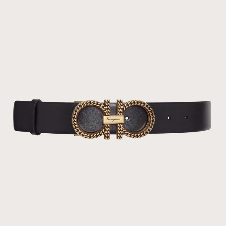 Salvatore Ferragamo Unisex Adjustable Gancini Belt