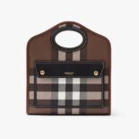 Burberry Women Mini Pocket Bag-Brown