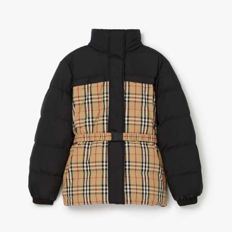 Burberry Women Reversible Down Puffer Jacket-Black