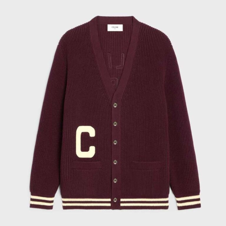 Celine Women College Cardigan in Cotton