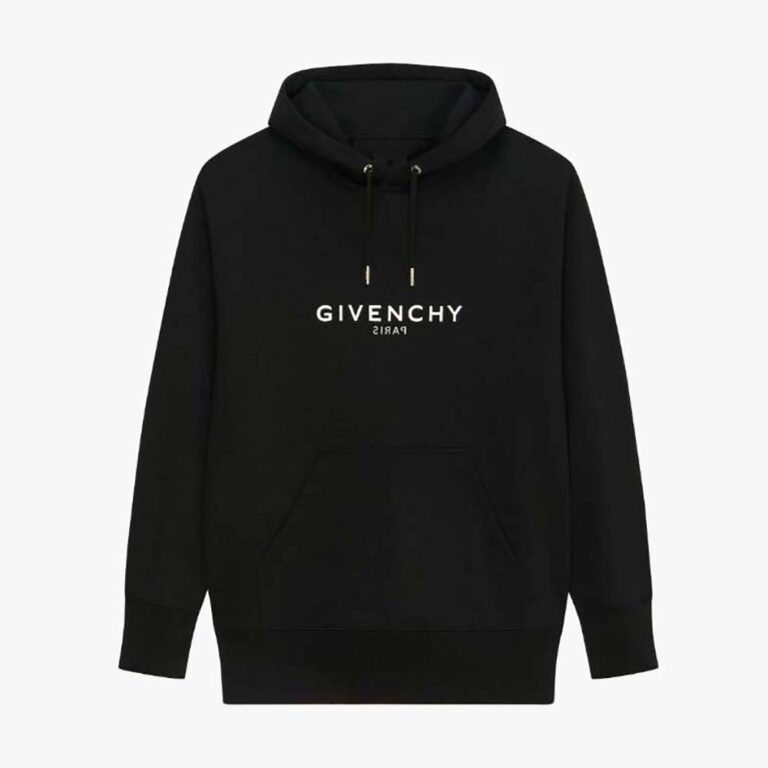 Givenchy Women Reverse Hoodie in Fleece-Black