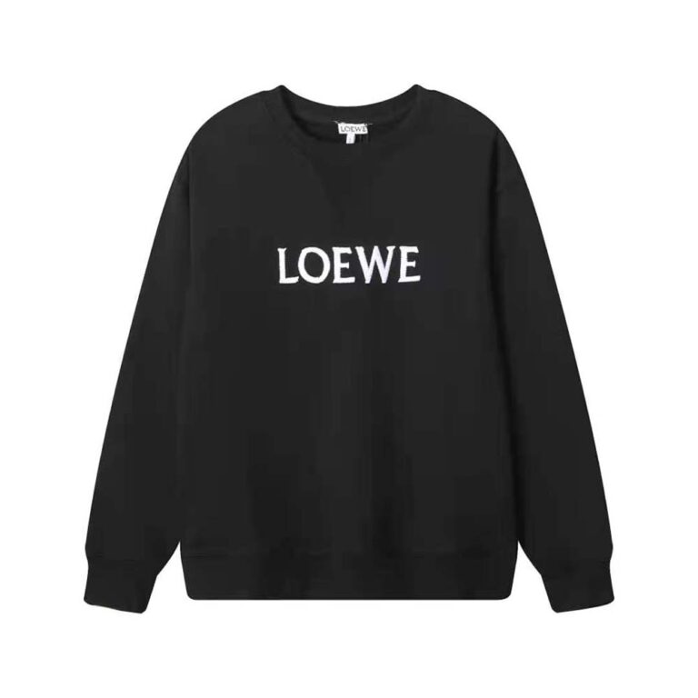 Loewe Women Regular Fit Sweatshirt in Cotton-Black