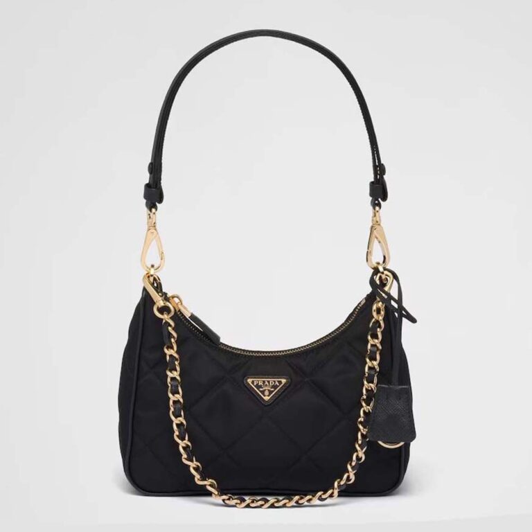 Prada Women Re-Edition 1995 Chaîne Re-Nylon Mini-bag-Black