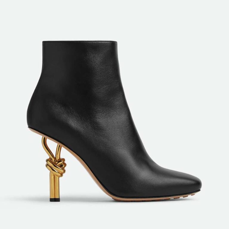 Bottega Veneta Women Knot Ankle Boot-Black