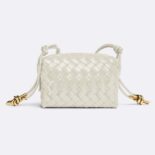 Bottega Veneta Women Mini Loop Camera Bag-White
