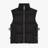 Givenchy Women Sleeveless Puffer Jacket with Metallic Details