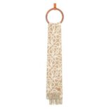 Loewe Unisex Anagram Scarf in Alpaca and Wool-White