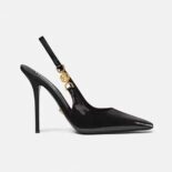 Versace Women Medusa '95 Slingback Pumps-Black