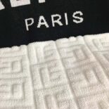 Balmain Women Monogrammed Bouclette Knit Top-BF1AB355KE95