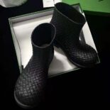 Bottega Veneta Unisex Fireman Ankle Boot-Black