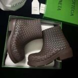 Bottega Veneta Unisex Fireman Ankle Boot-Brown