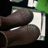 Bottega Veneta Unisex Fireman Ankle Boot-Brown