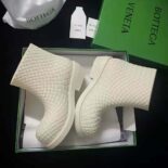 Bottega Veneta Unisex Fireman Ankle Boot-White