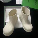 Bottega Veneta Unisex Fireman Ankle Boot-White