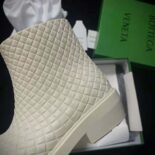 Bottega Veneta Unisex Fireman Ankle Boot-White