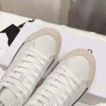 Celine Unisex As-02 Mid Low Lace-up Celine Alan Sneakers with Triomphe Patch in Calfskin