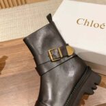 Chloe Women Owena Ankle Boots-Black CHC23A893EX001