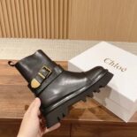Chloe Women Owena Ankle Boots-Black CHC23A893EX001