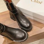 Chloe Women Owena Ankle Boots-Black CHC23A893EX001