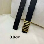 Dior Women D-Fence Belt Black Smooth Calfskin-B0385CVWU
