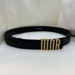 Dior Women D-Fence Belt Black Smooth Calfskin-B0385CVWU