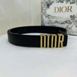 Dior Women D-Fence Belt Black Smooth Calfskin-B0385CVWU