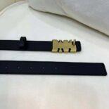 Dior Women D-Fence Belt Black Smooth Calfskin-B0385CVWU