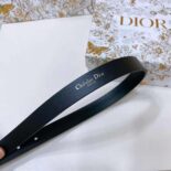 Dior Women Métamorphose Belt Black Ultrasmooth Calfskin 20 MM-Silver