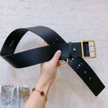 Dior Women Punk Belt Black Matte Calfskin-B0453UBJI