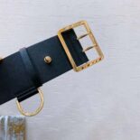 Dior Women Punk Belt Black Matte Calfskin-B0453UBJI