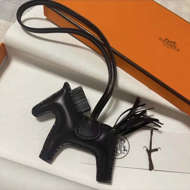 Hermes Unisex Rodeo MM Charm-Black H064929CAAJ