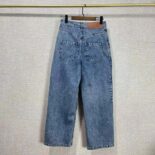 Loewe Men Anagram Cropped Jeans in Denim S359Y11X43