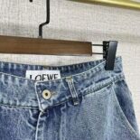 Loewe Men Anagram Cropped Jeans in Denim S359Y11X43