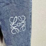 Loewe Men Anagram Cropped Jeans in Denim S359Y11X43