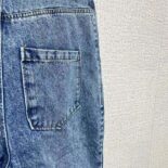 Loewe Men Anagram Cropped Jeans in Denim S359Y11X43