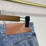 Loewe Men Anagram Cropped Jeans in Denim S359Y11X43