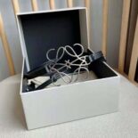 Loewe Women Anagram Belt in Classic Calfskin-Black E619244X44