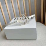Loewe Women Anagram Belt in Classic Calfskin-White E619244X44