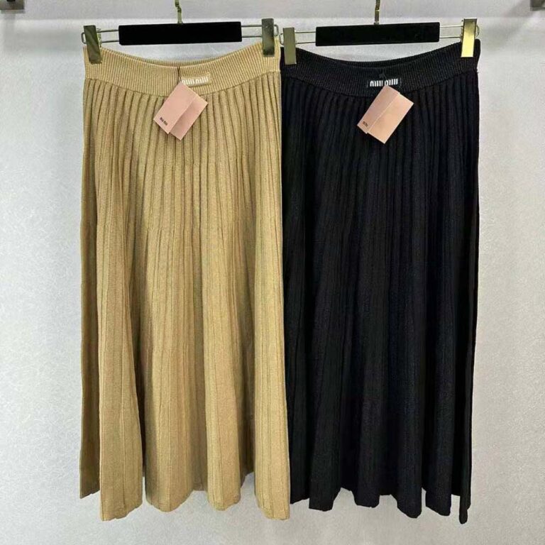 Miu Miu Women Lamé Skirt-MMG475_138O_F0056
