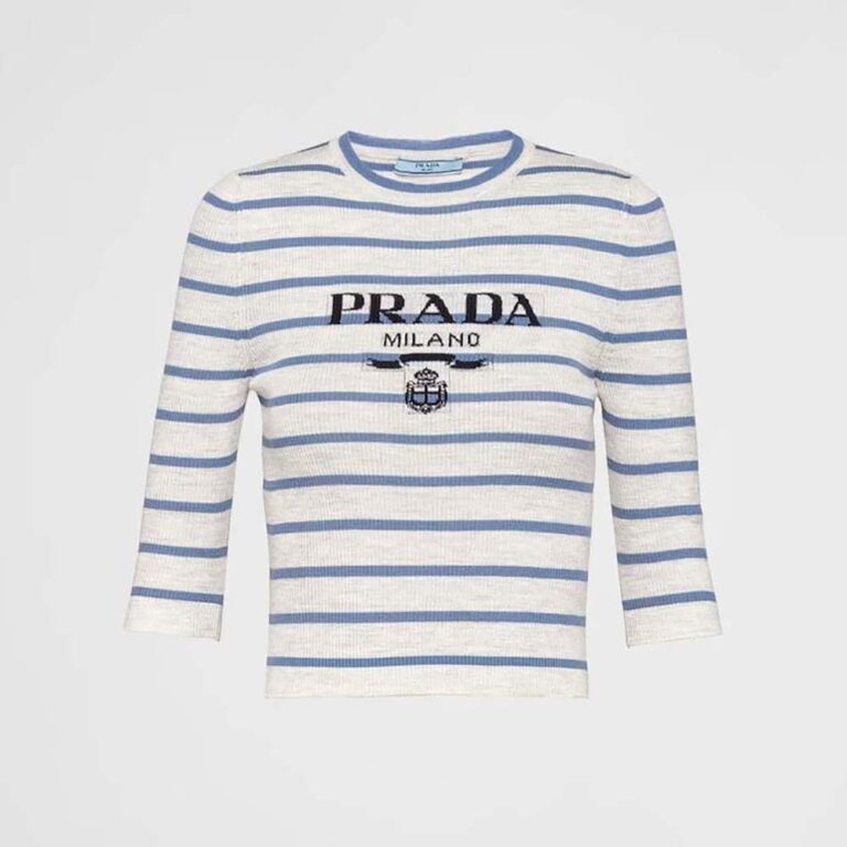 Prada Women Superfine Wool Crew-neck Sweater P24V1G