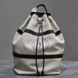 Saint Laurent YSL Women Rive Gauche Sling Bag in Smooth Leather-White