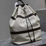 Saint Laurent YSL Women Rive Gauche Sling Bag in Smooth Leather-White