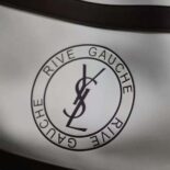 Saint Laurent YSL Women Rive Gauche Sling Bag in Smooth Leather-White