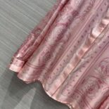 Versace Women Barocco Silk Shirt-Pink 1A10053