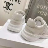 Celine Unisex Runner Cr-02 Low Lace-up Sneaker in Calfskin-White