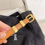 Celine Women Small Western Belt in Natural Calfskin-Tan
