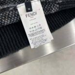 Fendi Men Black Cashmere Cardigan-FZC433APPAF05HY