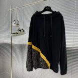 Fendi Men Black Jersey Sweatshirt-FAF681AN67F1KRX