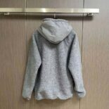 Fendi Men Blouson Gray Teddy Sweatshirt-FW1288AQMNF1MU3